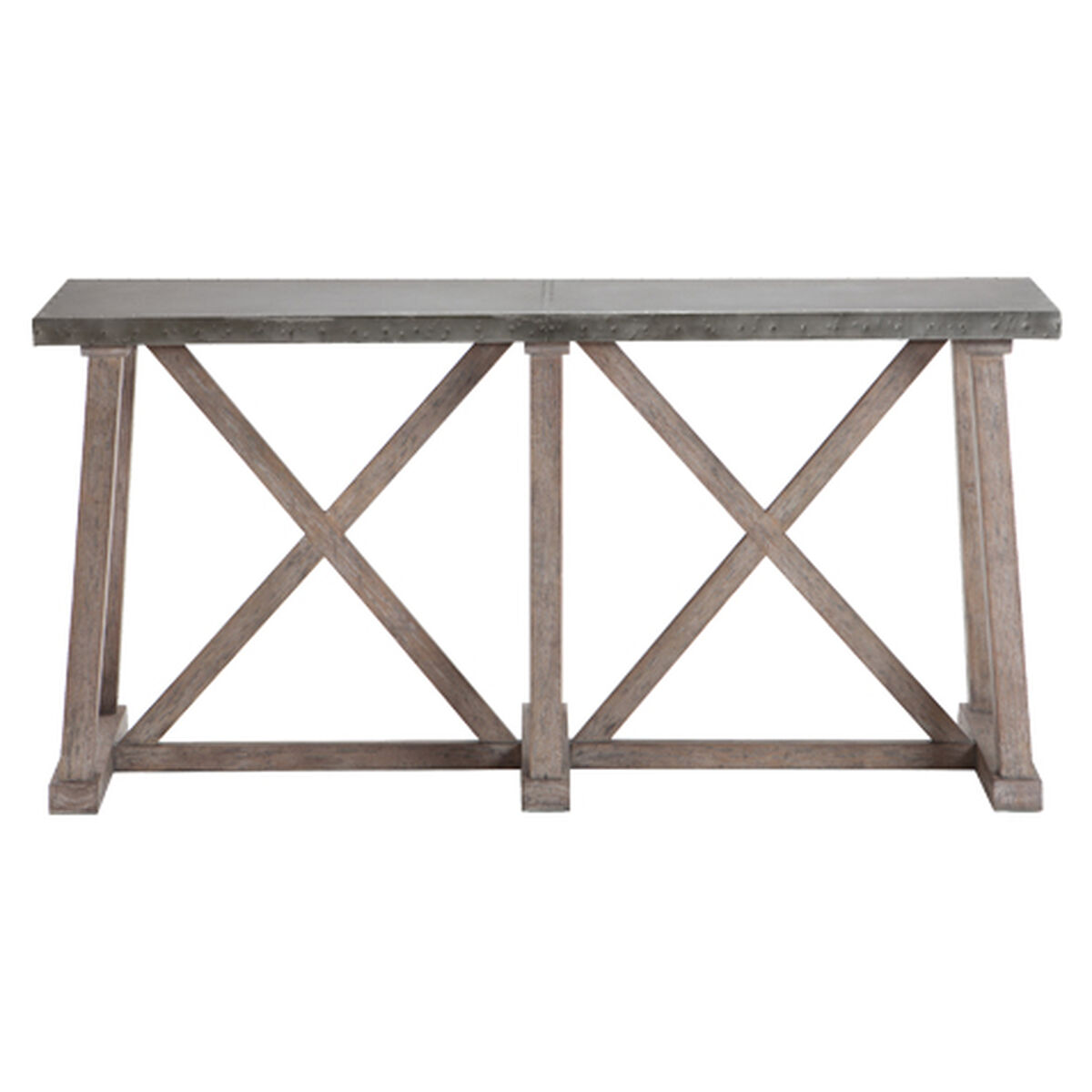 Bruckner Metal-Top Console Table