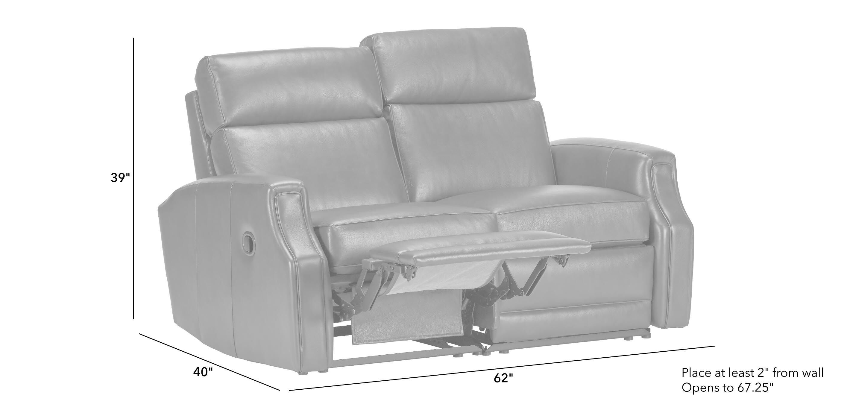 Conover Scoop-Arm Wall-Reclining Modular Leather Sofa_1