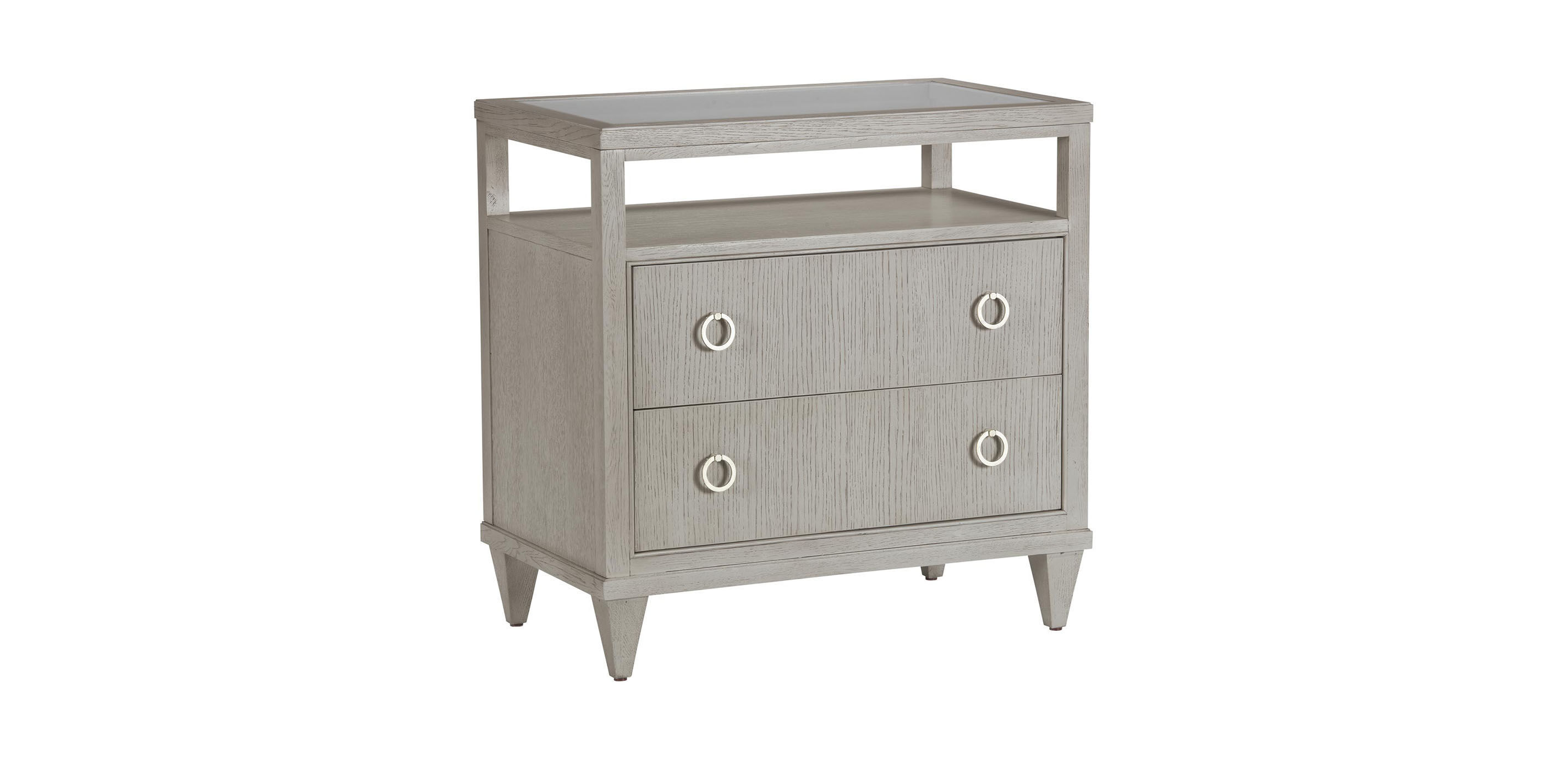 Glass for deals top of nightstand