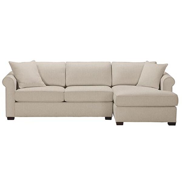Spencer Build-Your-Own Roll-Arm Sectional, 24"D