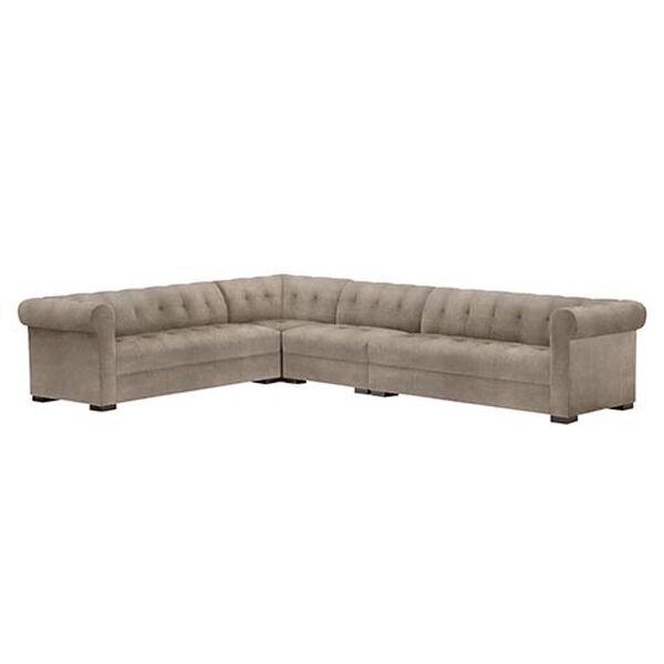 Rockwell Leather Four-Piece Sectional