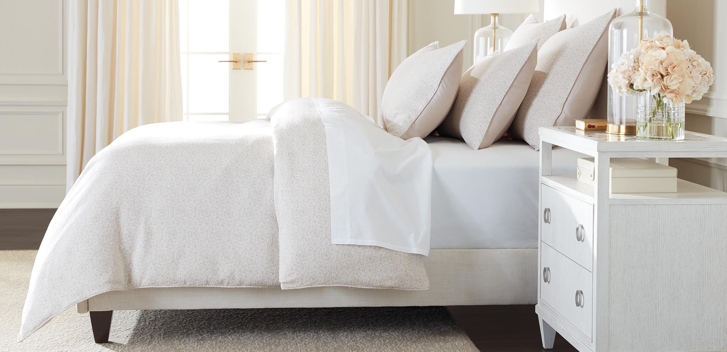 Brushed Chenille Duvet Cover and Shams Set_1