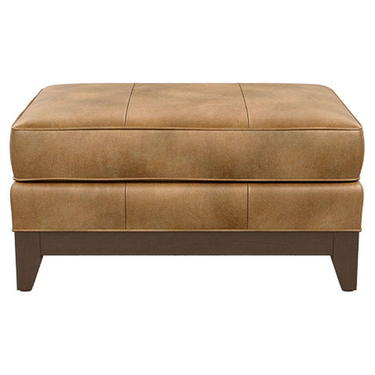 Arcata Leather Ottoman