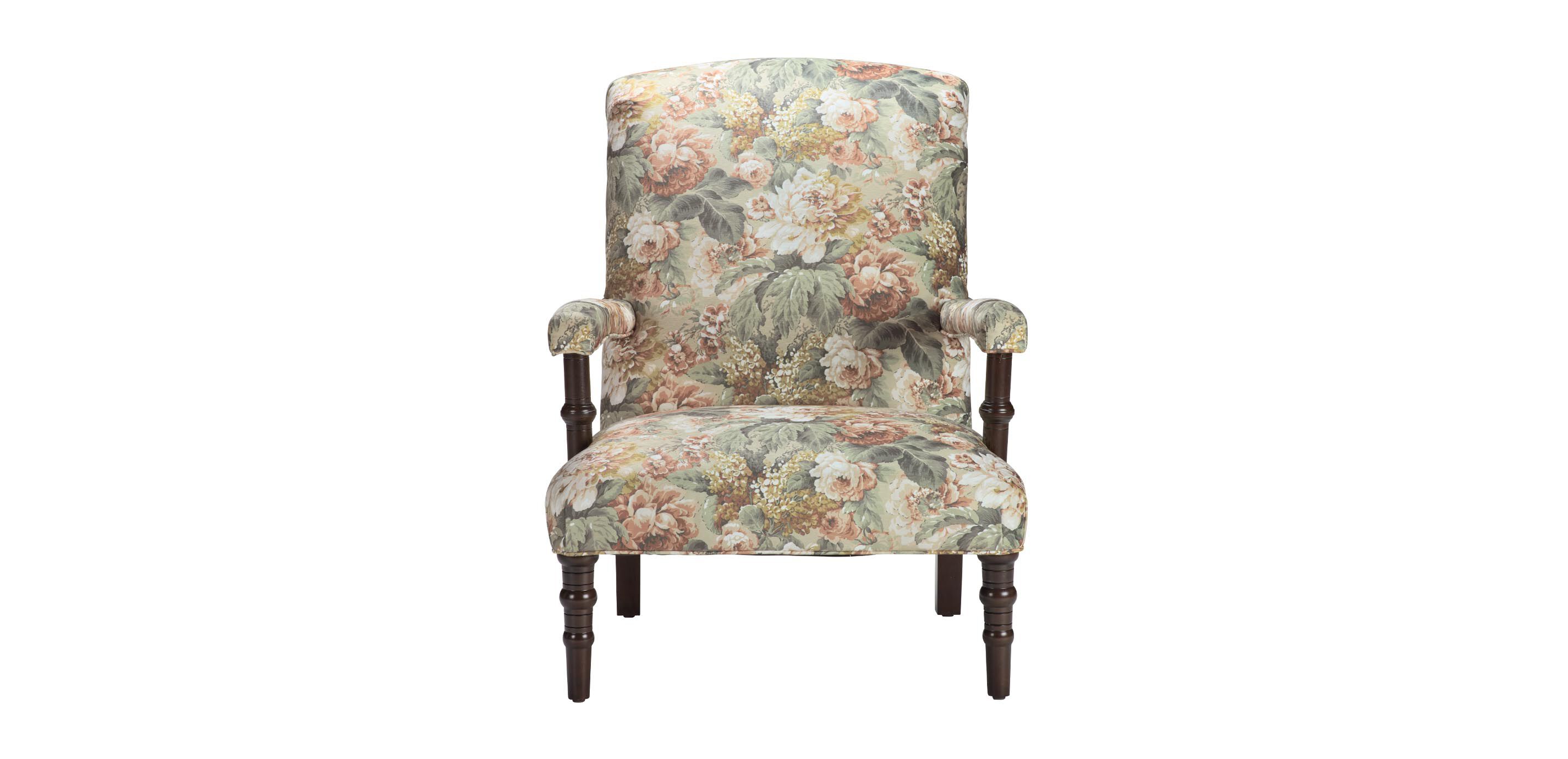 Chamberlain Scroll-Back Accent Chair