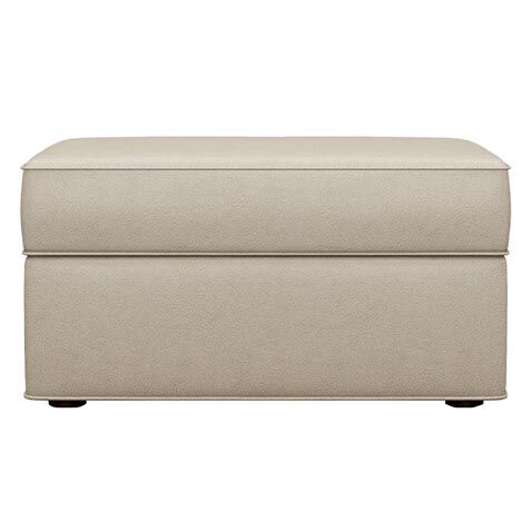 Monica Leather Ottoman image