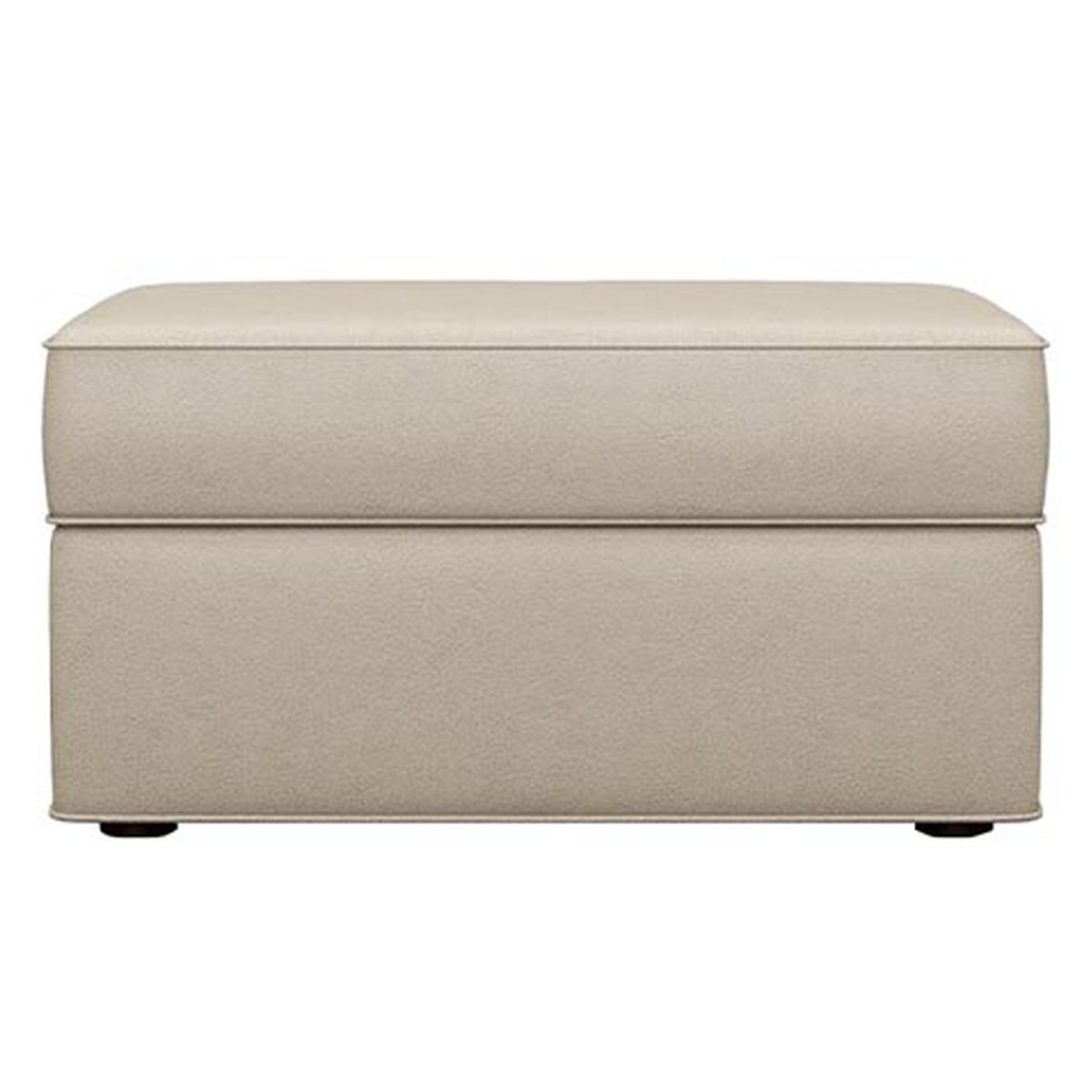 Monica Leather Ottoman