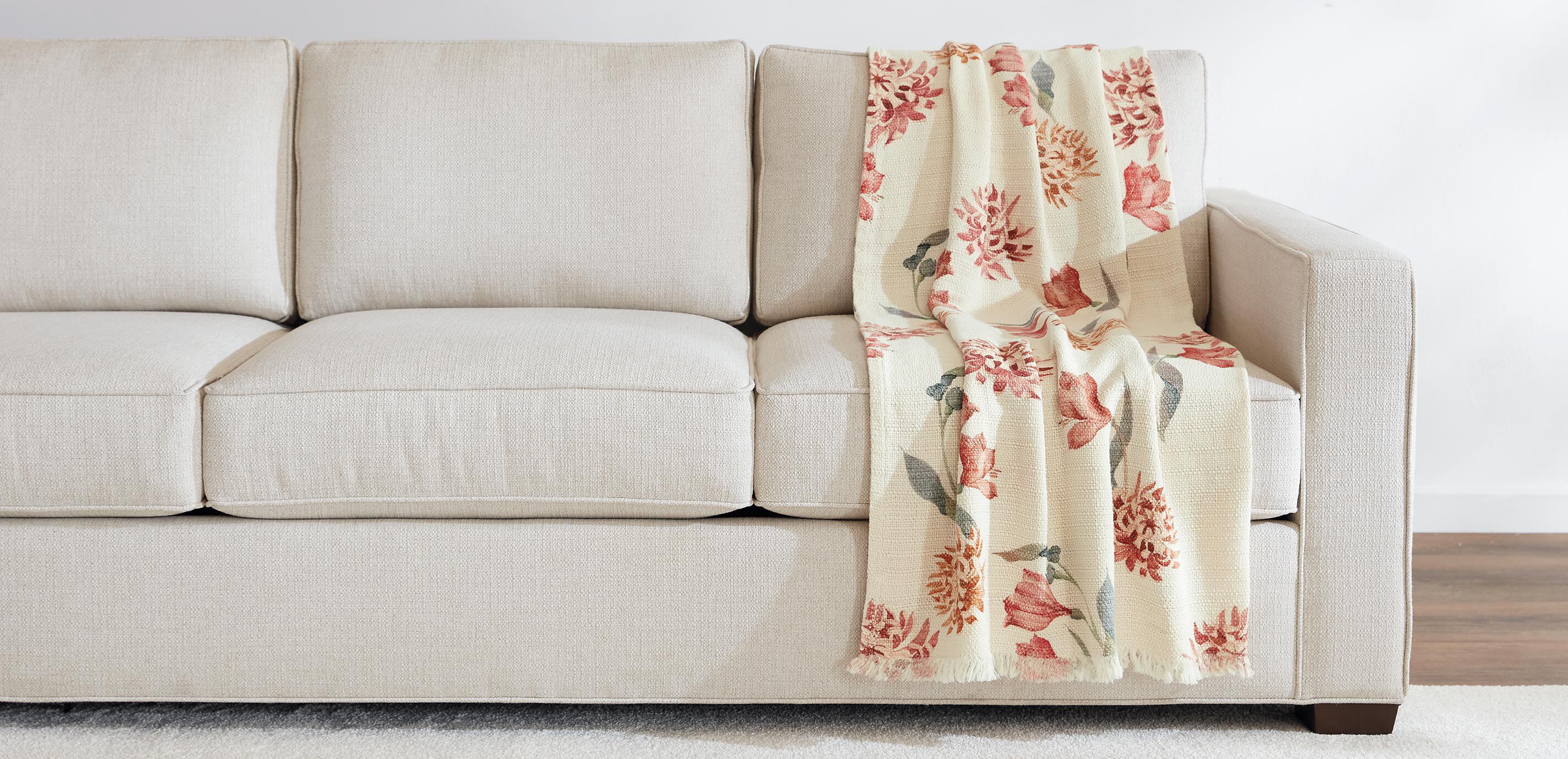 Autumn Garden Cotton Throw