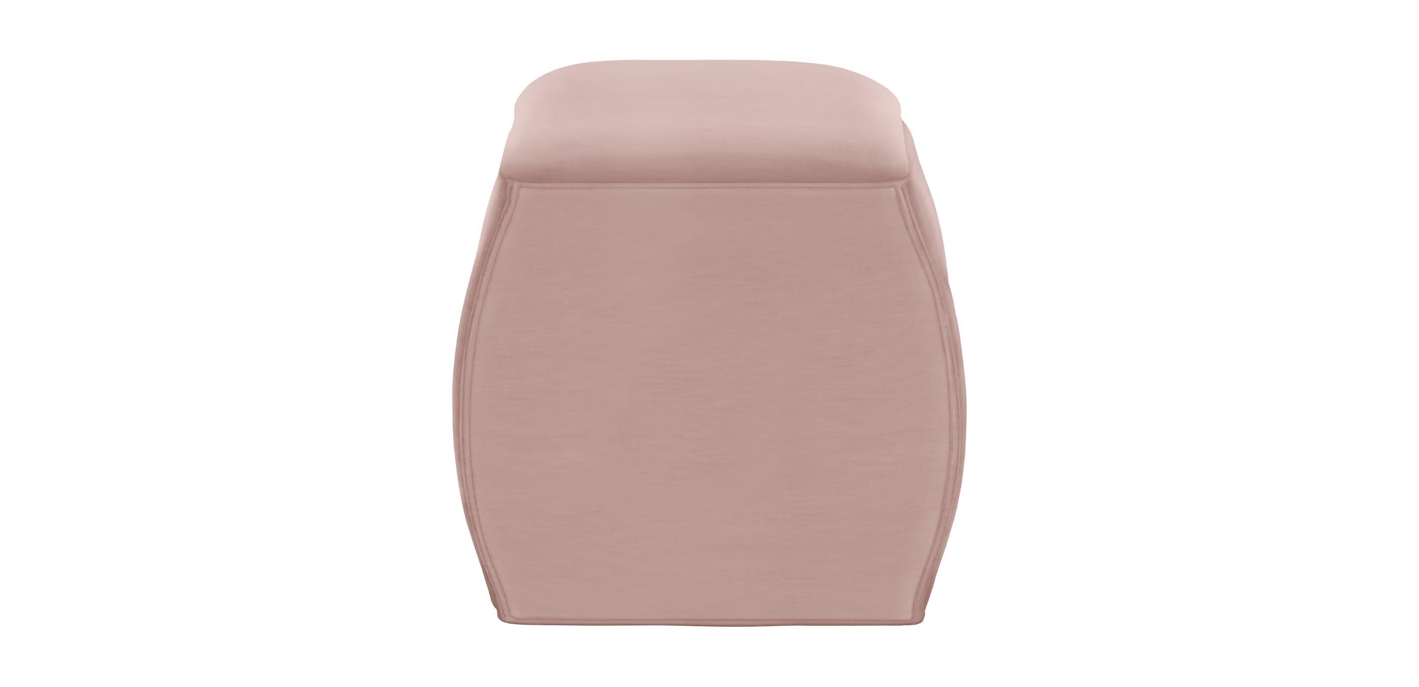 Cora Curved-Side Small Accent Ottoman | Ethan Allen