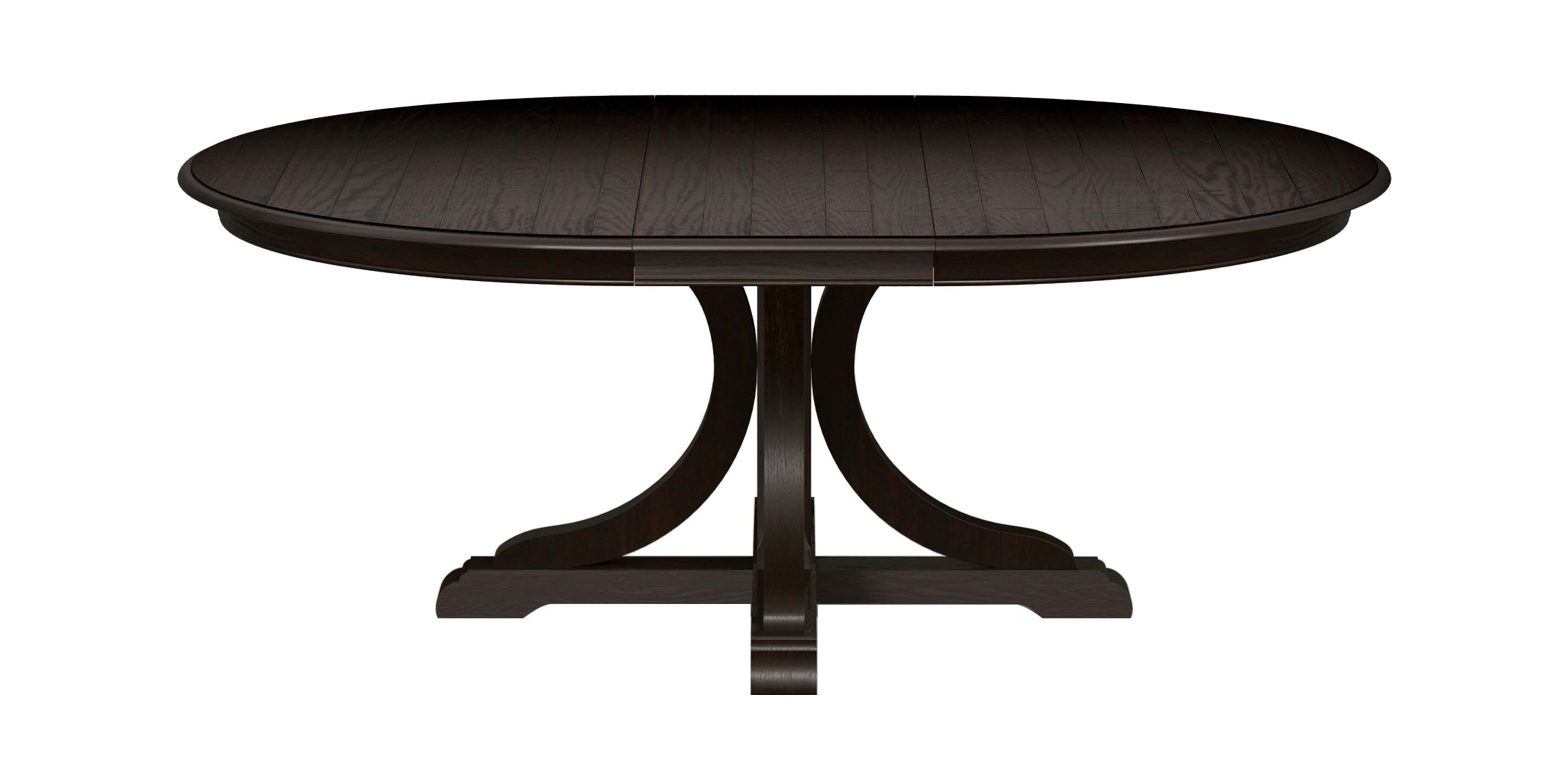 Corin Rough-Sawn Round Extension Dining Table_2