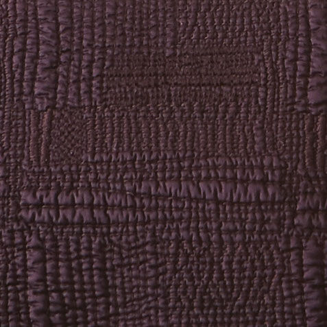 Rice Stitch Kantha Quilt and Shams, Beet Product Tile Hover Image RiceStitchBeet