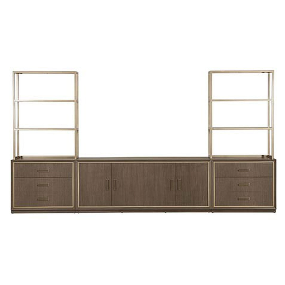Faraday Classic Large Five-Piece Media Center with Drawers