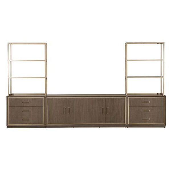 Faraday Classic Large Five-Piece Media Center with Drawers