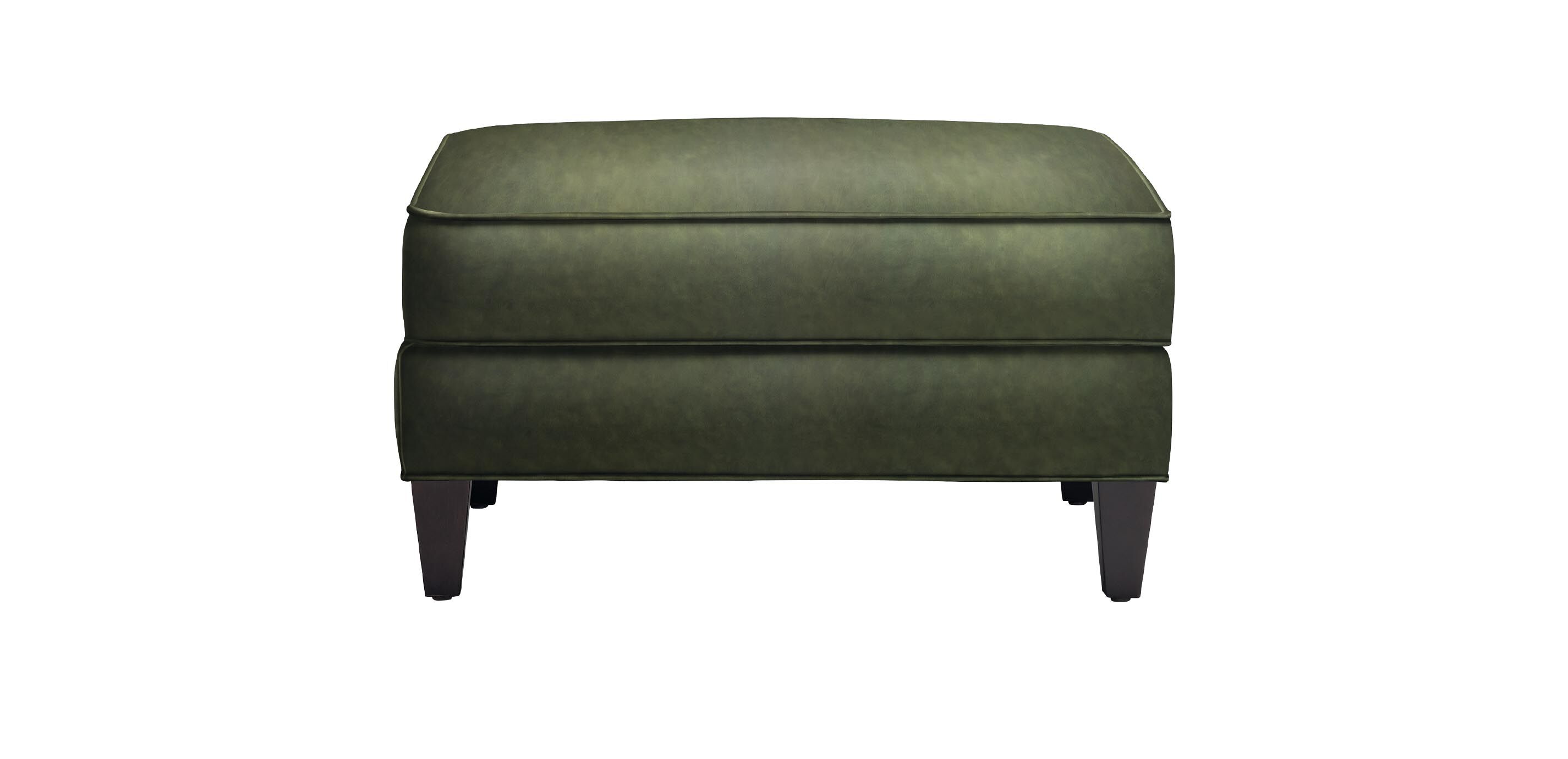 Bridgers Leather Ottoman