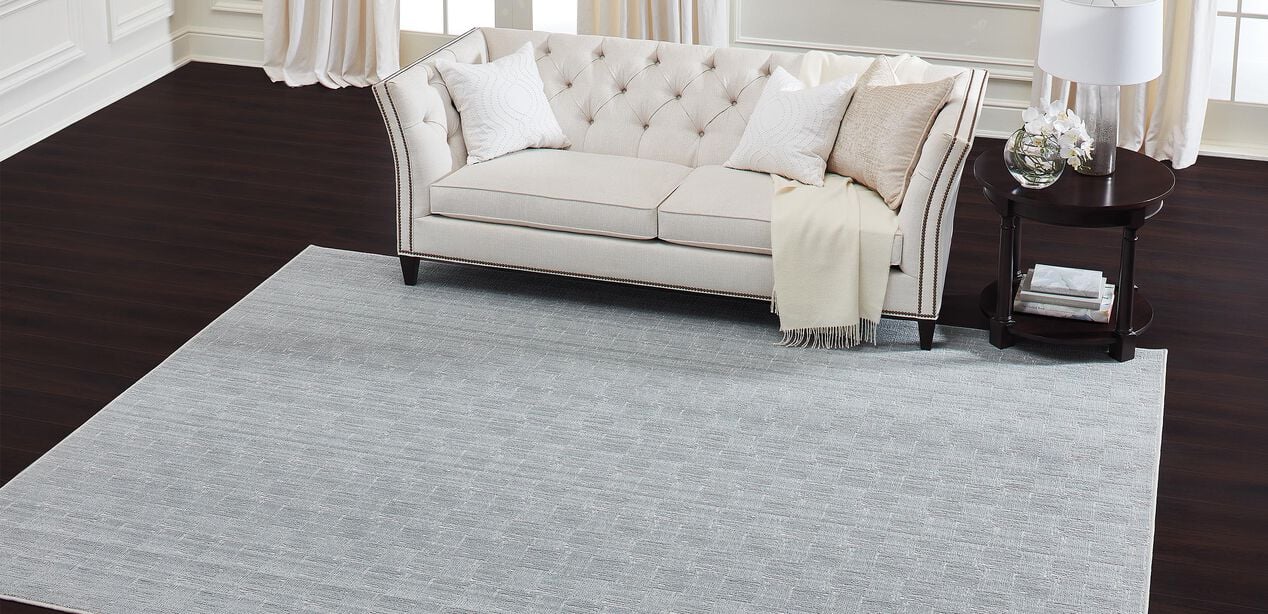 Luxe Quadrangle Geometric Rug | Ethan Allen