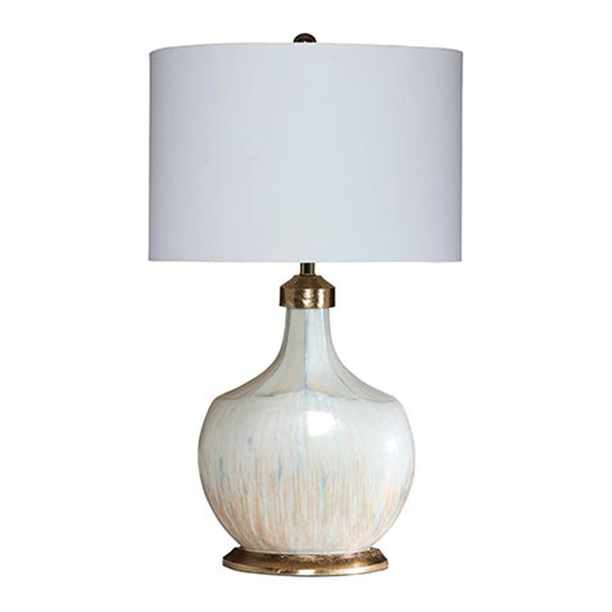 Lila Oblong Glass Table Lamp