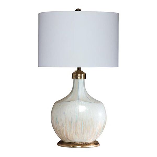 Lila Oblong Glass Table Lamp