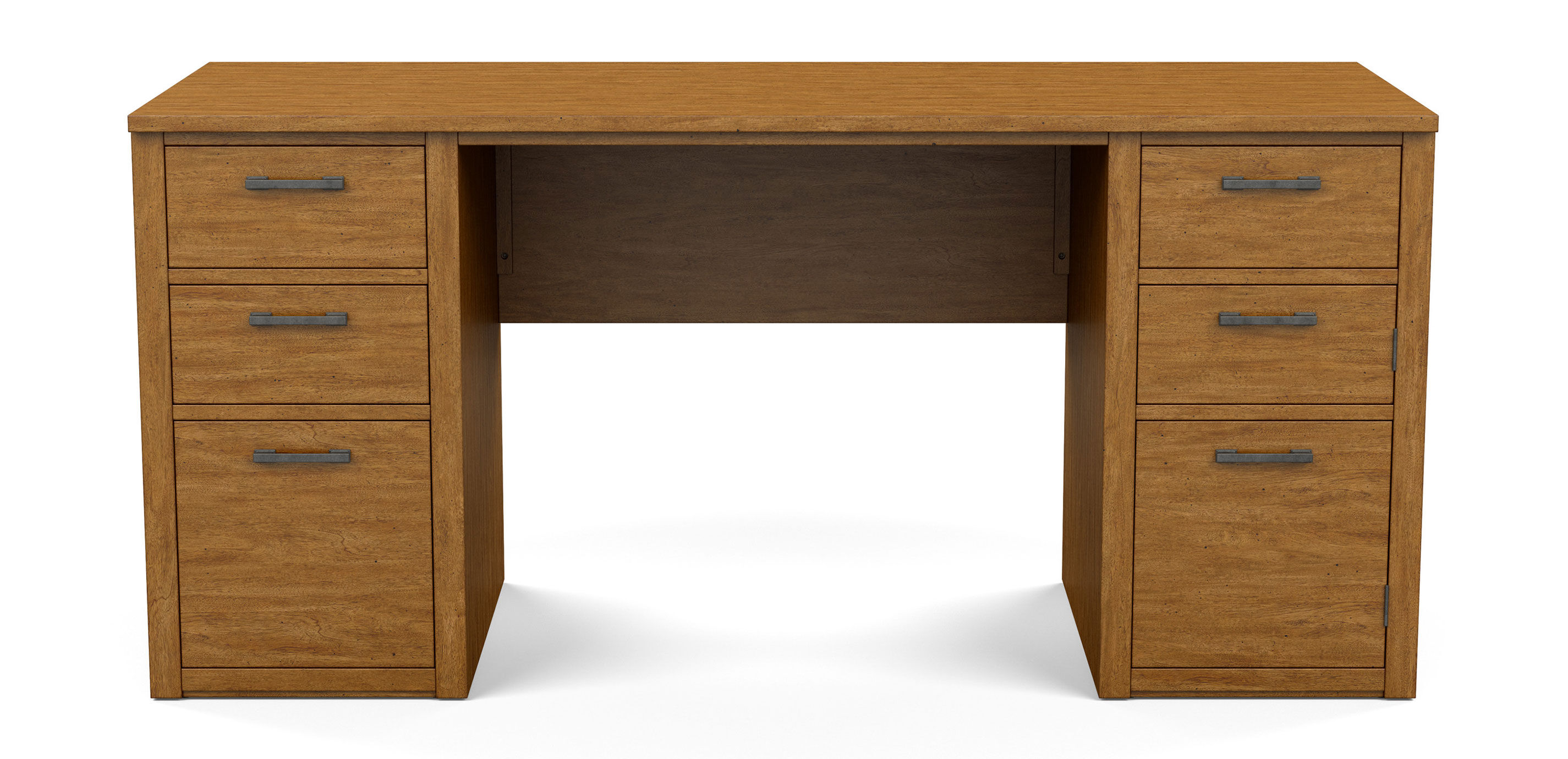60 inch wood clearance desk with drawers