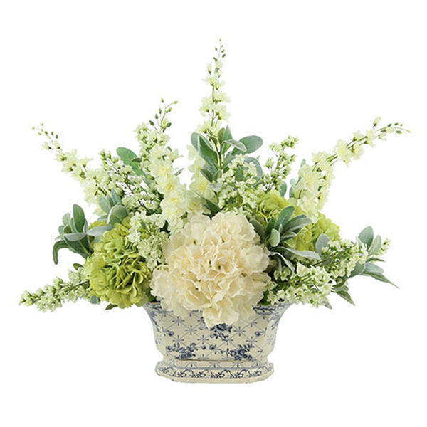 Hydrangea Byzantina in Cache Pot