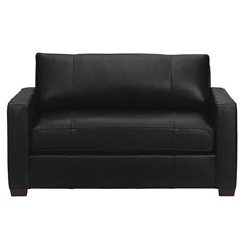 Spencer Track-Arm Leather Chair-and-a-Half image