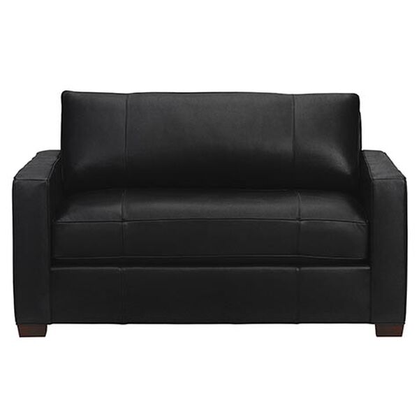 Spencer Track-Arm Leather Chair-and-a-Half