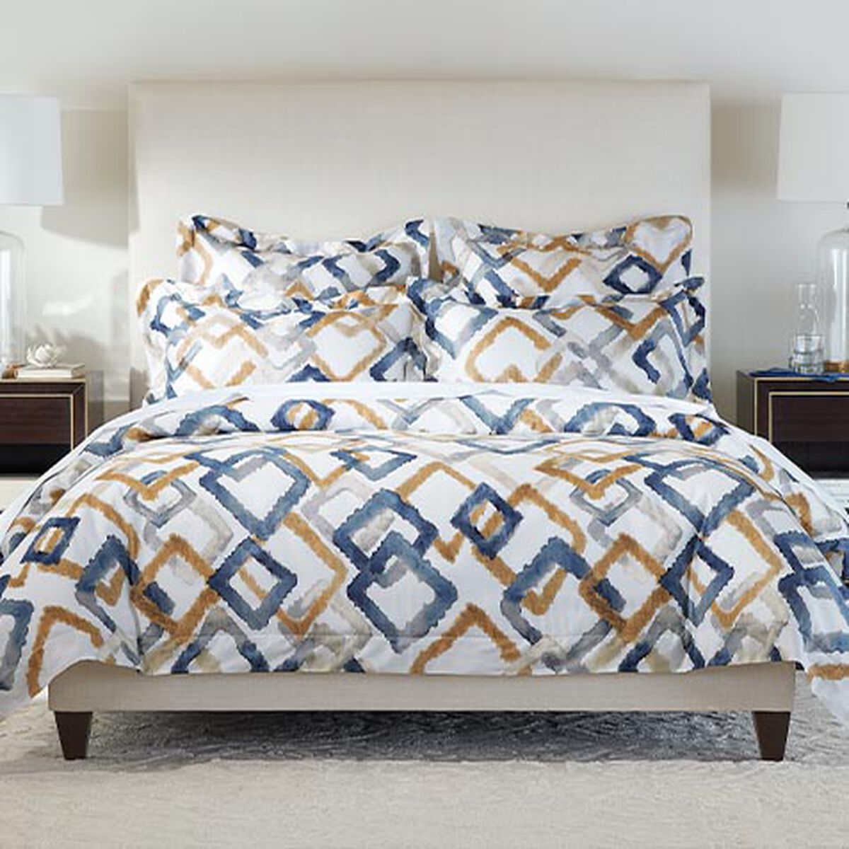 Geo Multi Duvet Cover and Shams Set