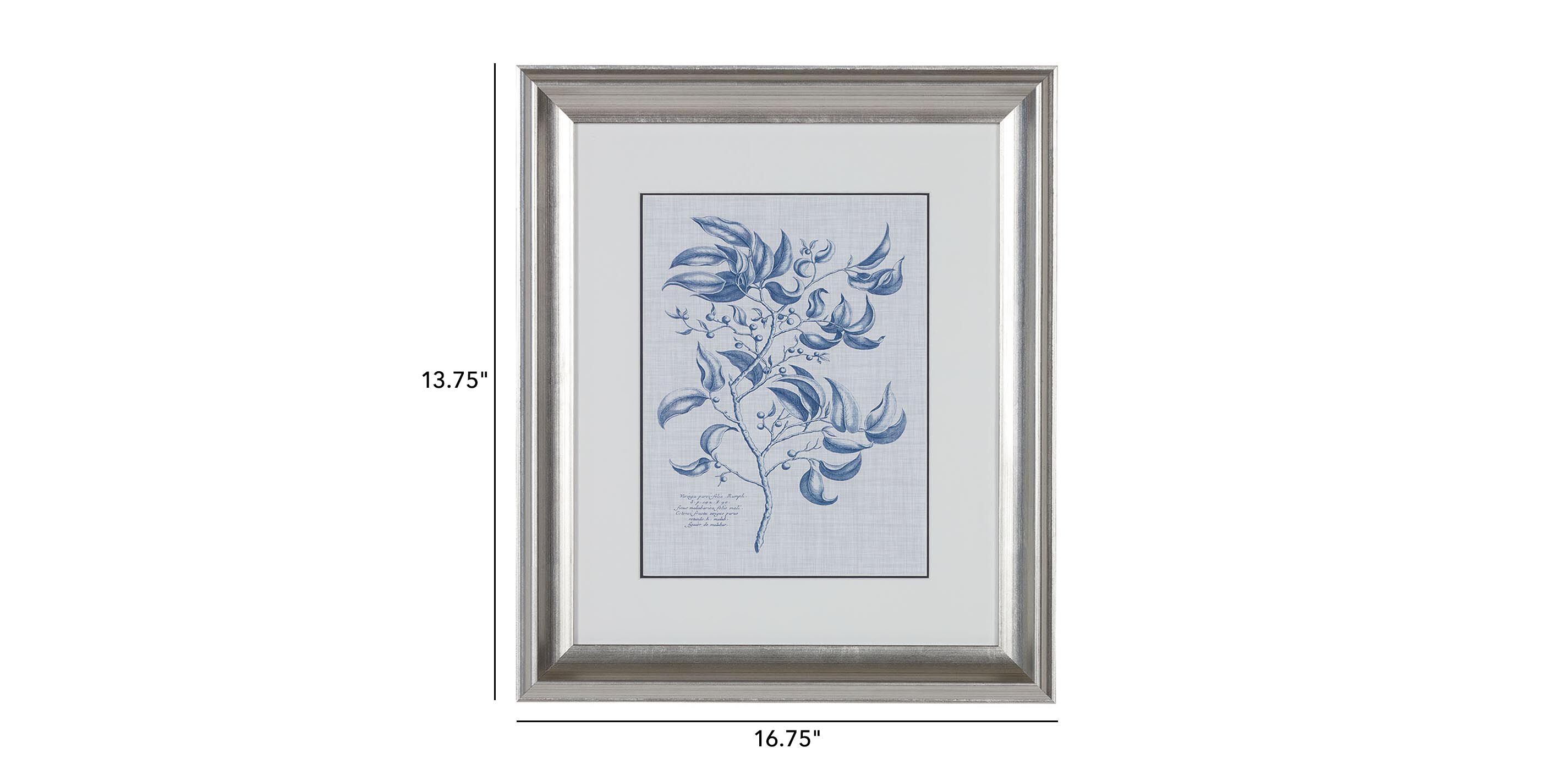 Navy and Linen Botanical III_2