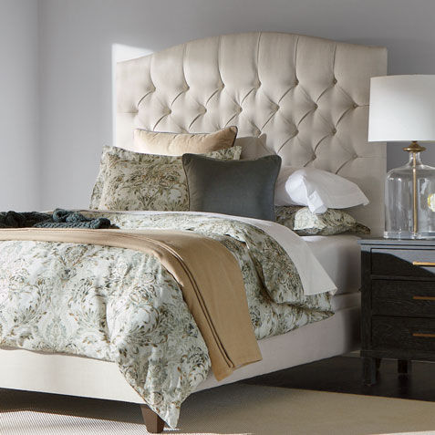 Ethan allen shop upholstered headboard