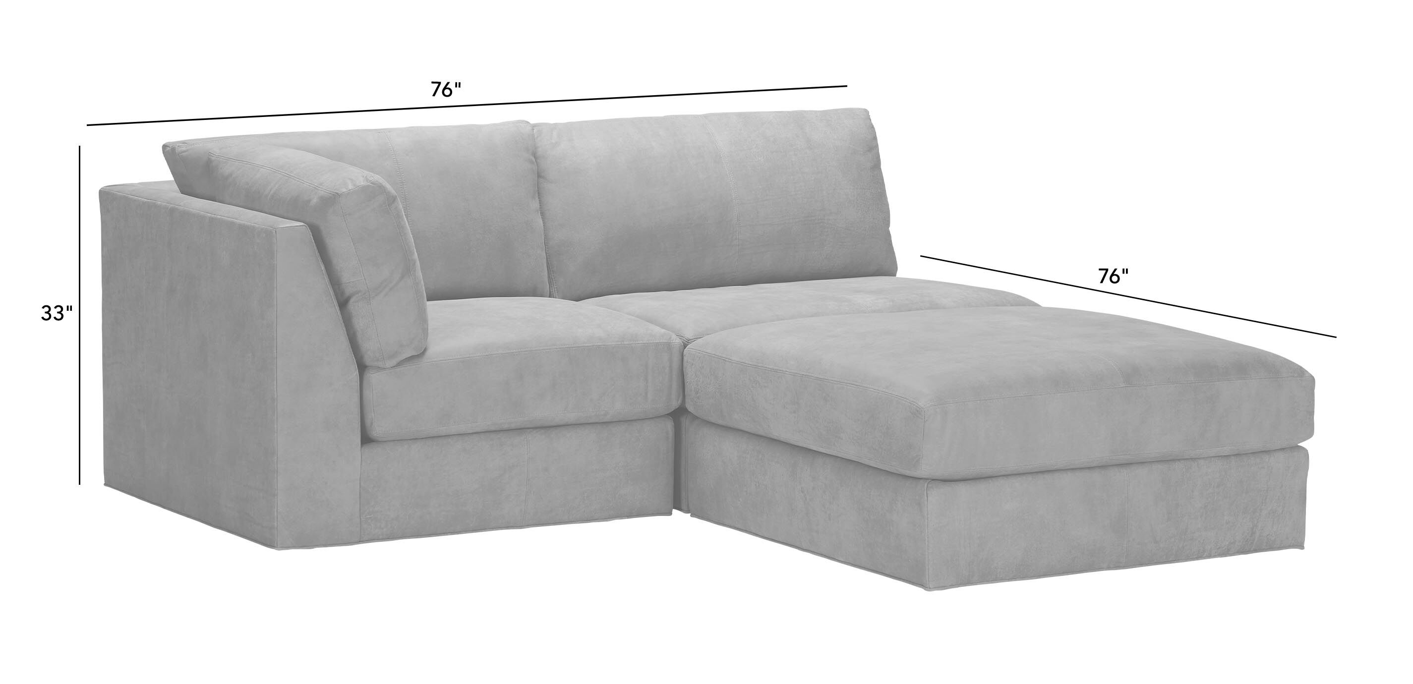 Daydreamer Leather Three-Piece Modular Sectional_1