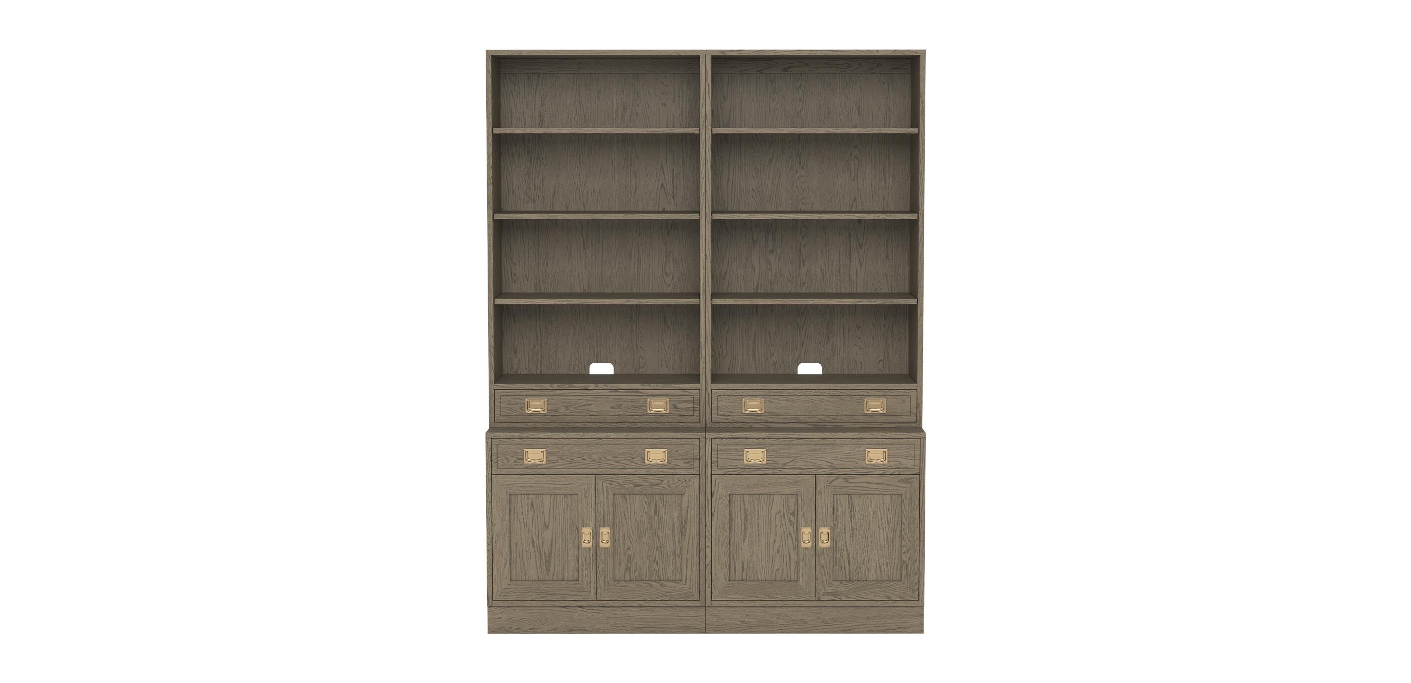 Callum Double Bookcase
