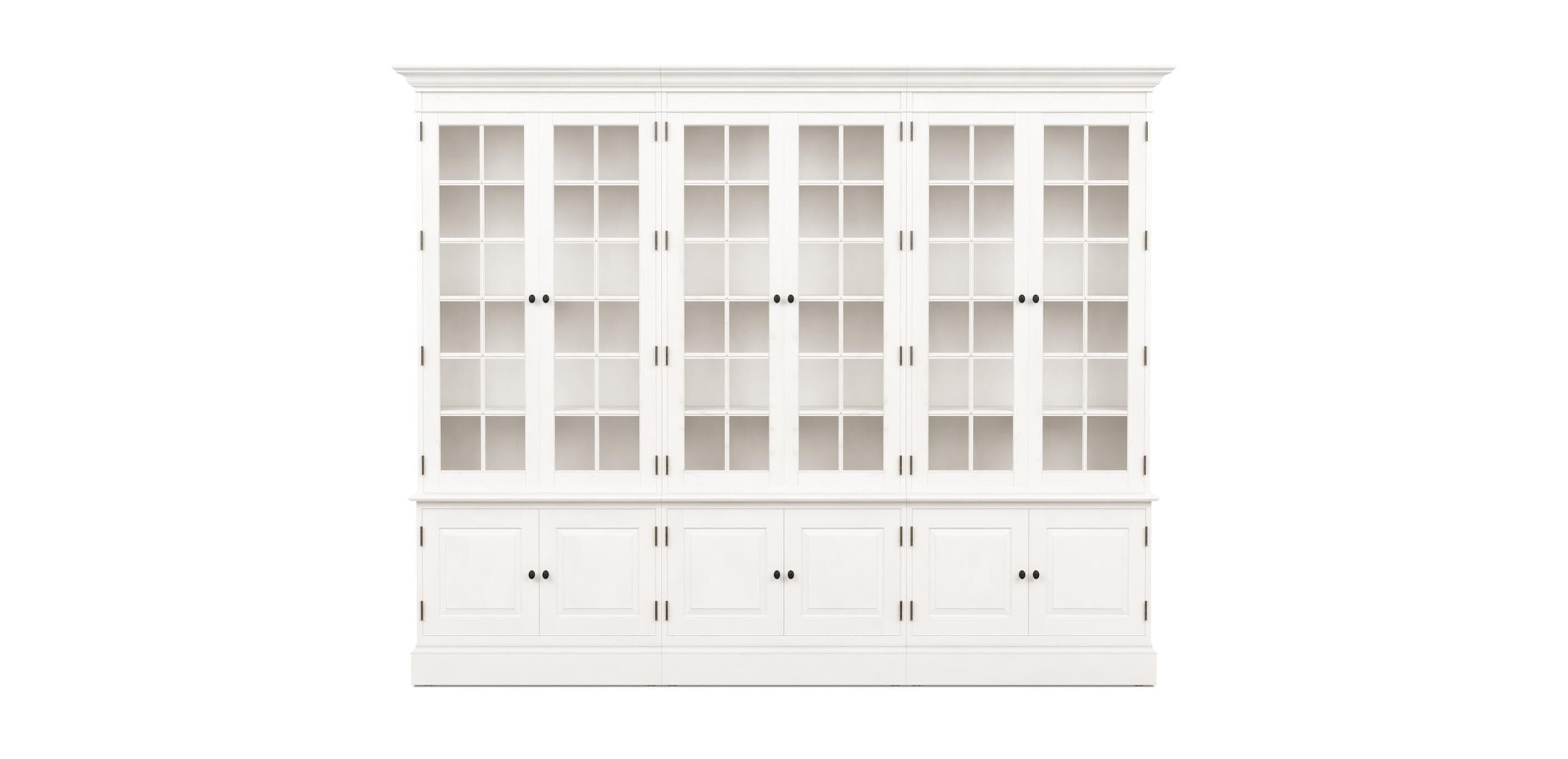 Villa Triple Library Bookcase