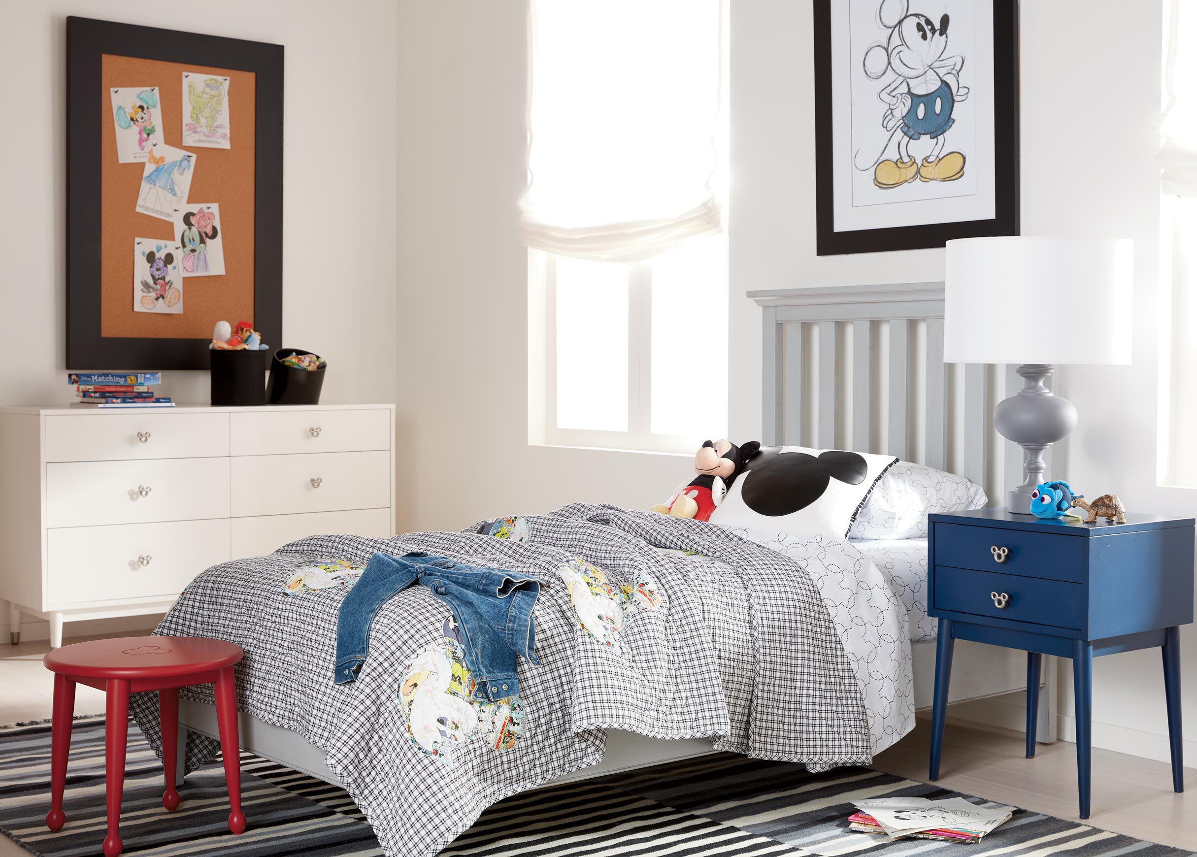 mickey dash sheet set mickeys ears sheets ethan allen mickey sheet set
