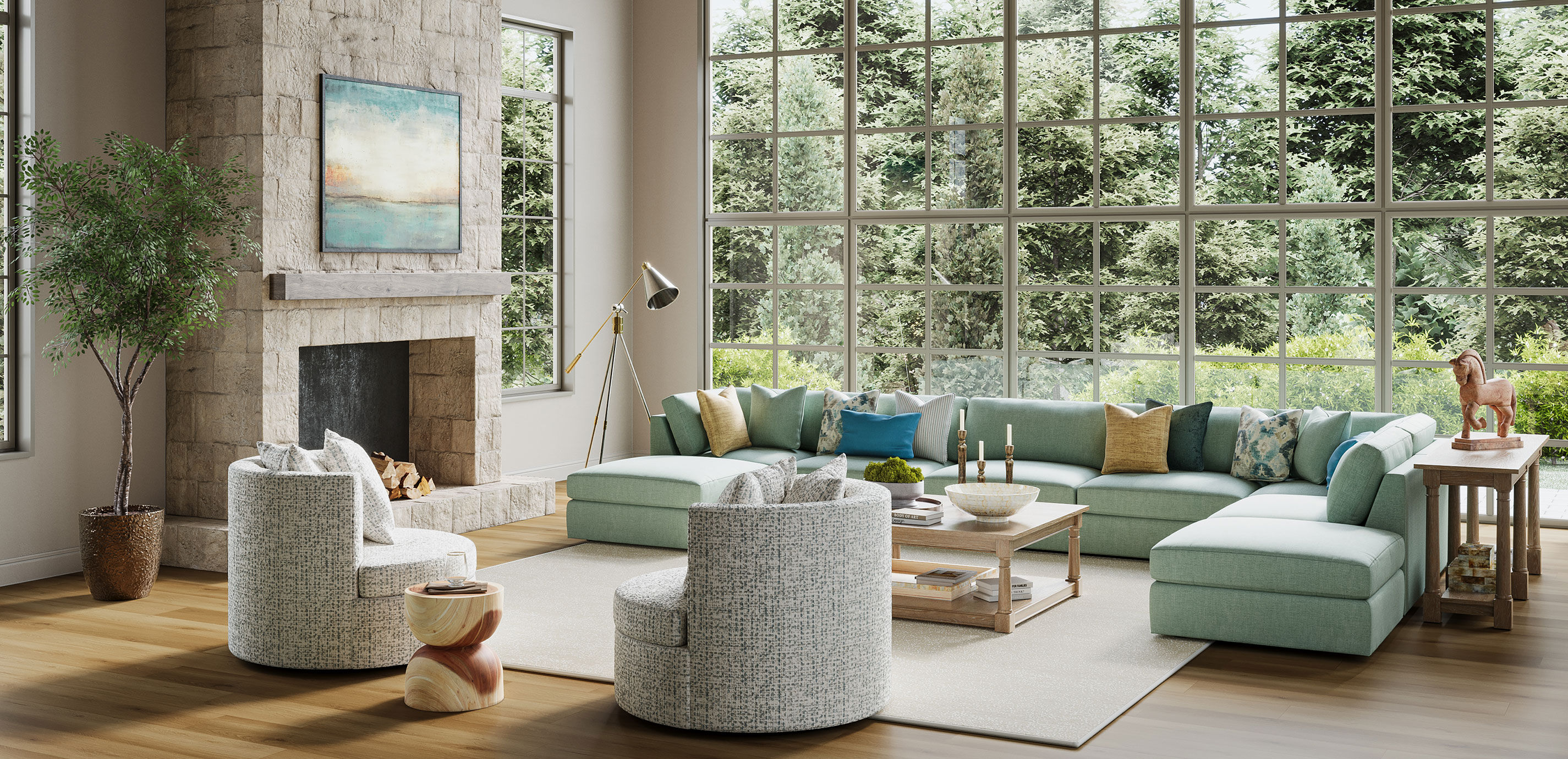 Connall 44" Square Coffee Table_8