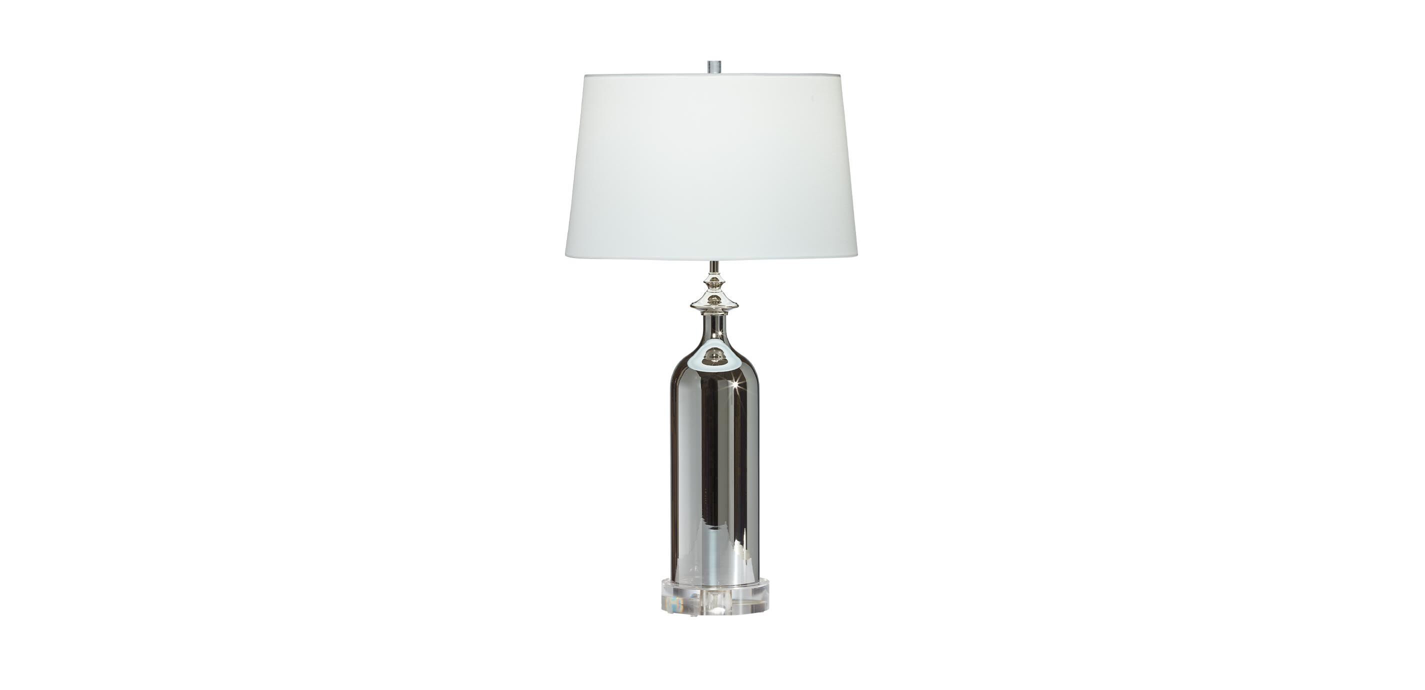 Nolan Small Table Lamp Nickel