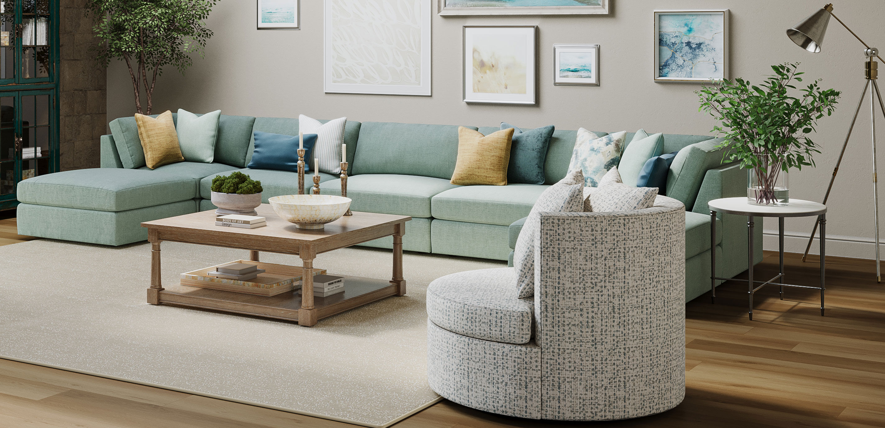 Hibbert Seaglass Fabric By the Yard_3