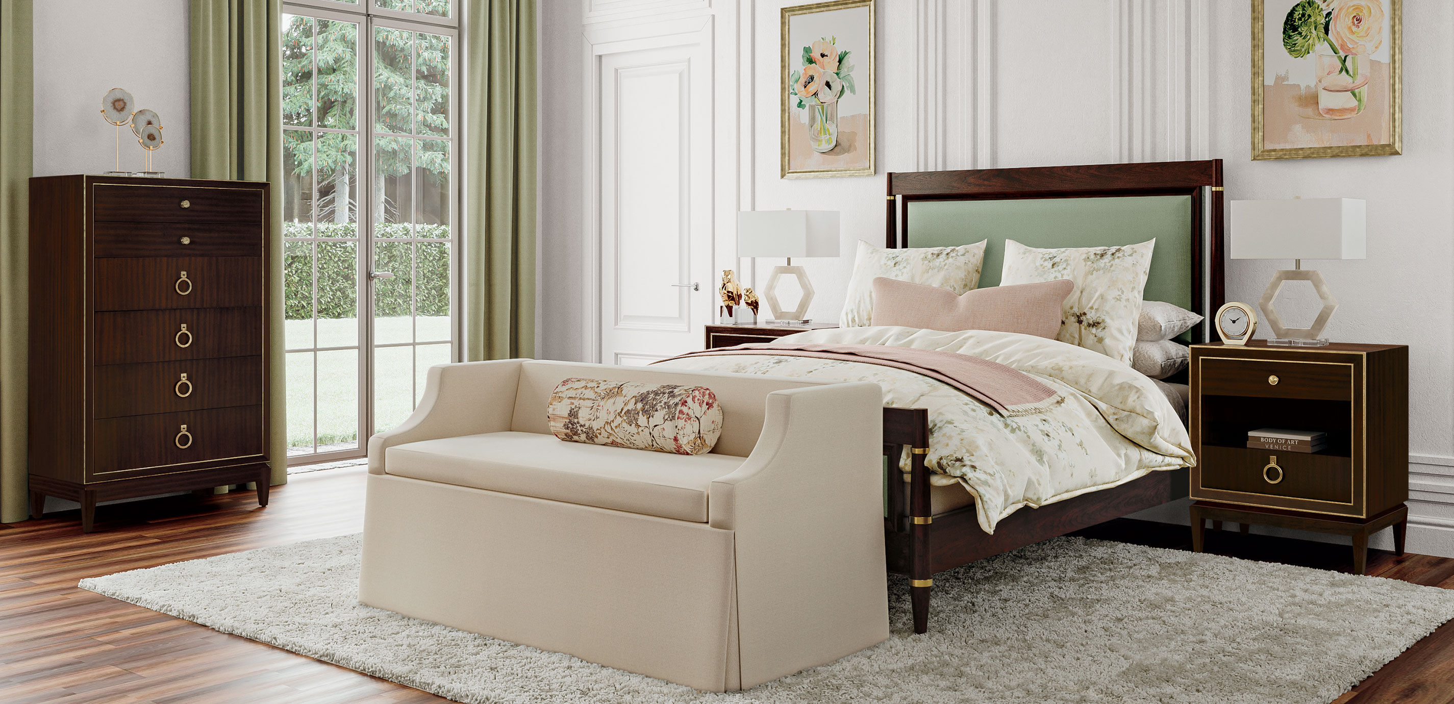 Clement Upholstered Panel Bed_5