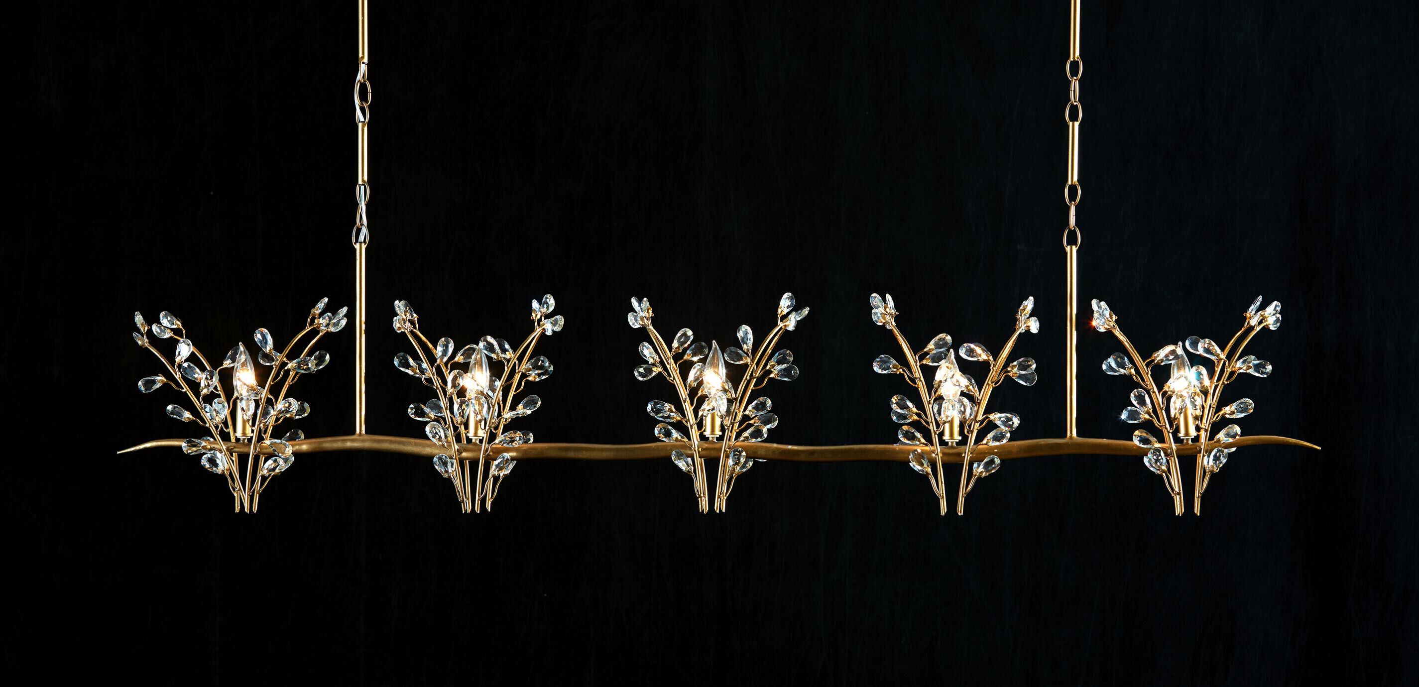 Clara Linear Crystal Chandelier_7