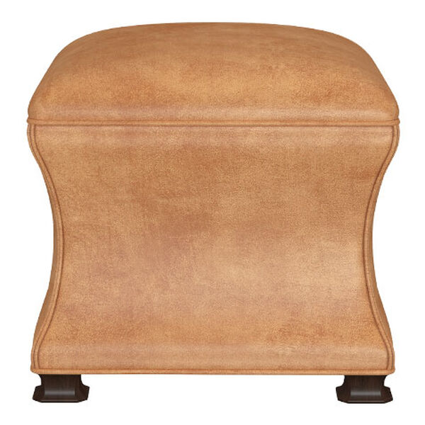 Corbin Leather Ottoman
