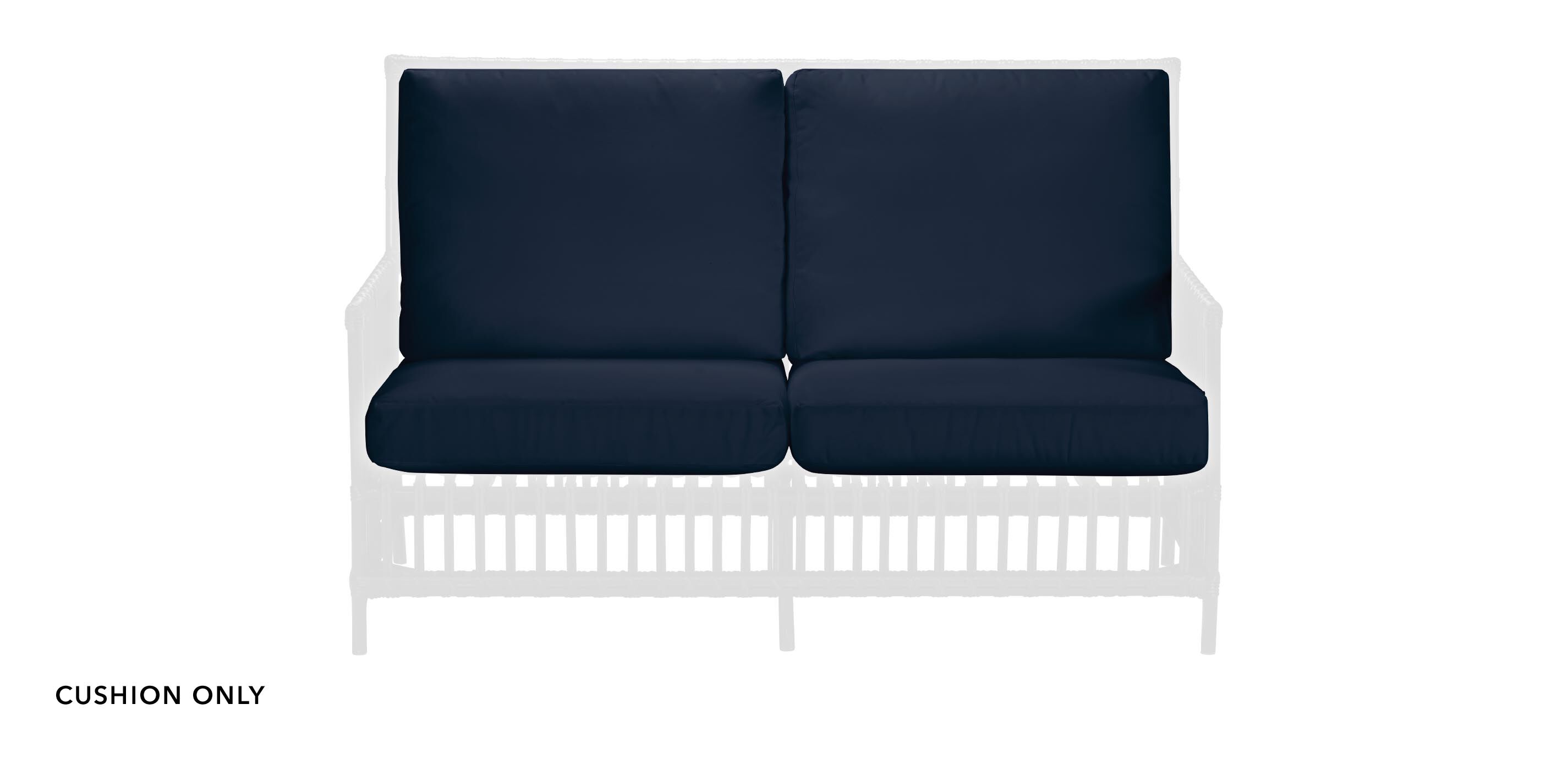 Vero Dunes Outdoor Loveseat Replacement Cushion Set