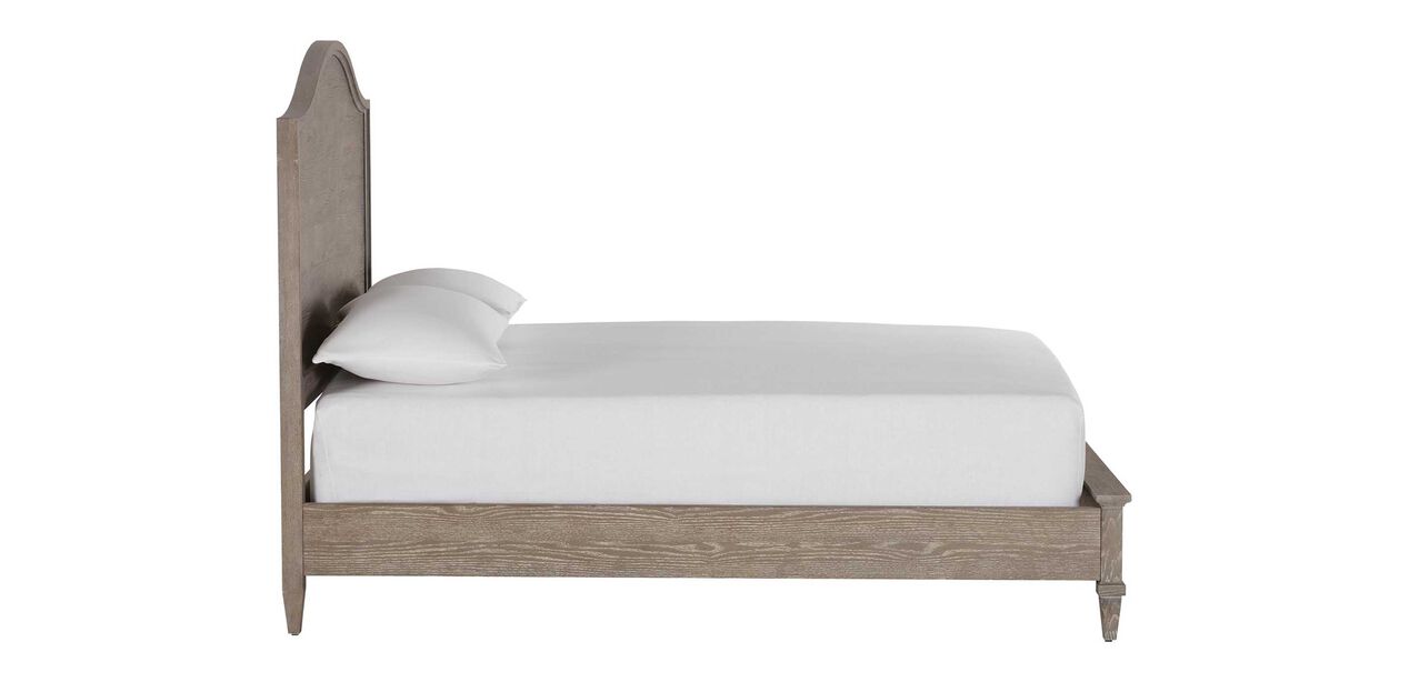 Clermont Bed with Arched Wooden Headboard Ethan Allen