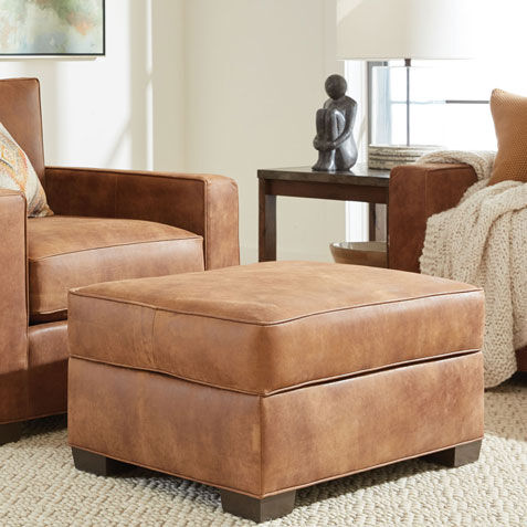 Ethan chair hot sale and storage ottoman