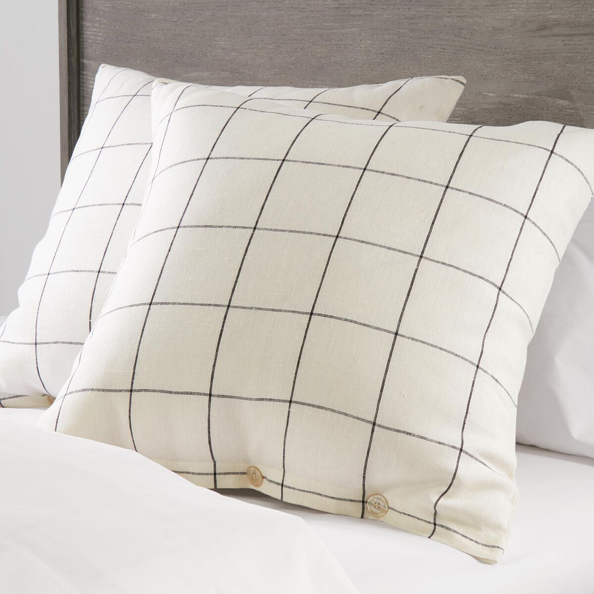 Linen Windowpane Sham