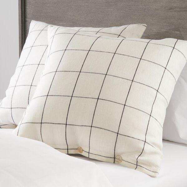 Linen Windowpane Sham