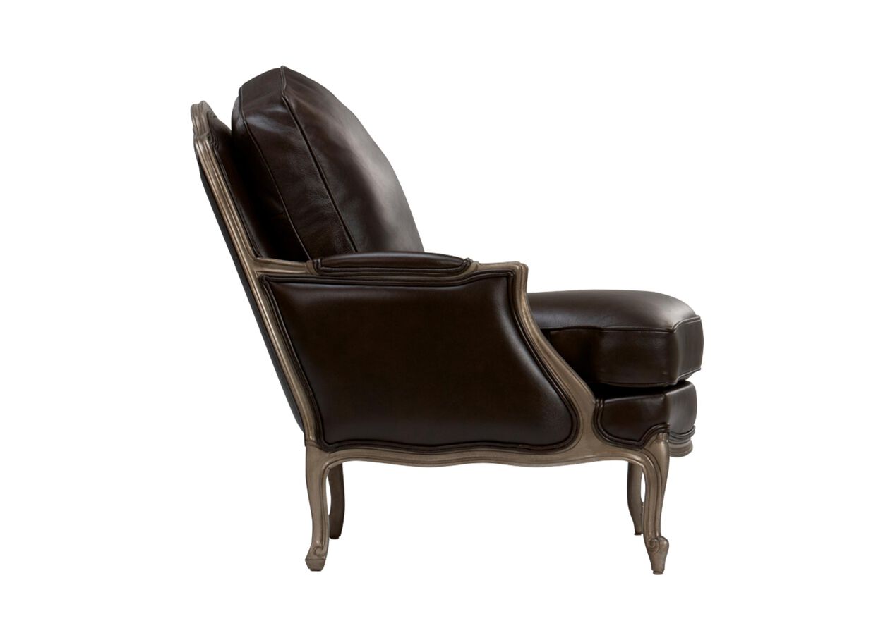 Versailles Leather Chair Chairs & Chaises Ethan Allen