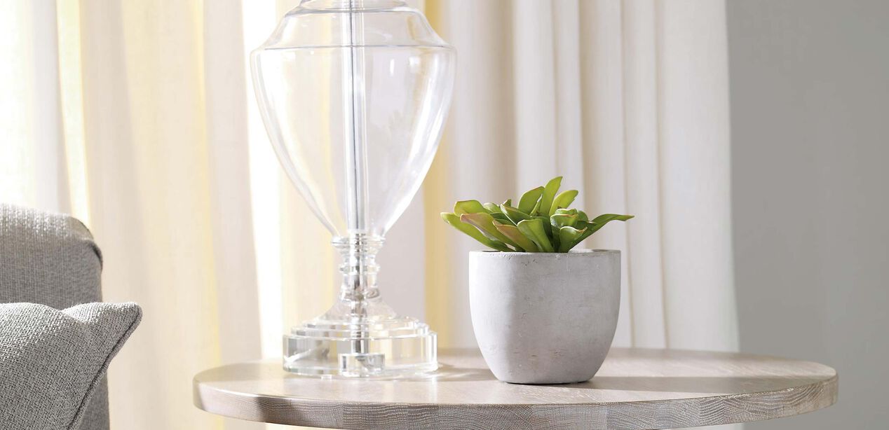 Glass Trophy Table Lamp TABLE LAMPS Ethan Allen