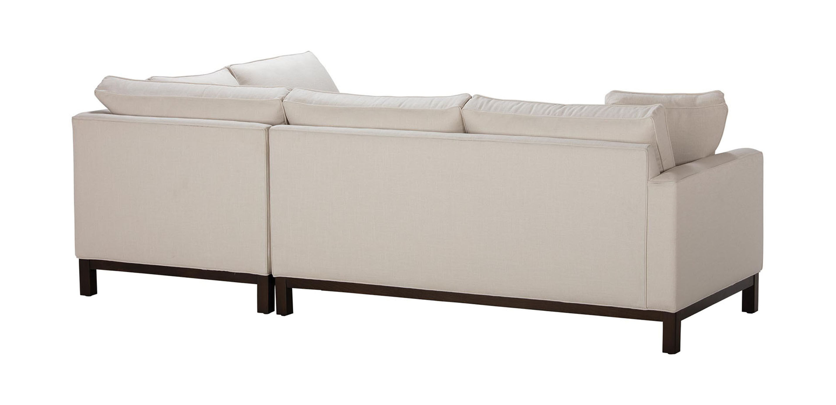 Melrose Too ThreePiece Open End Sectional Ethan Allen