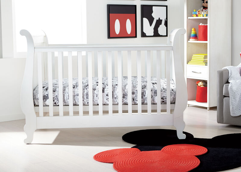 Comic Strip Crib Sheet, Mickey's Ears crib sheets Ethan Allen