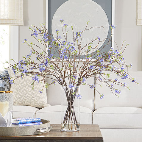 Spirea Branch Arrangement in Tall Vase Product Tile Hover Image 443786MST
