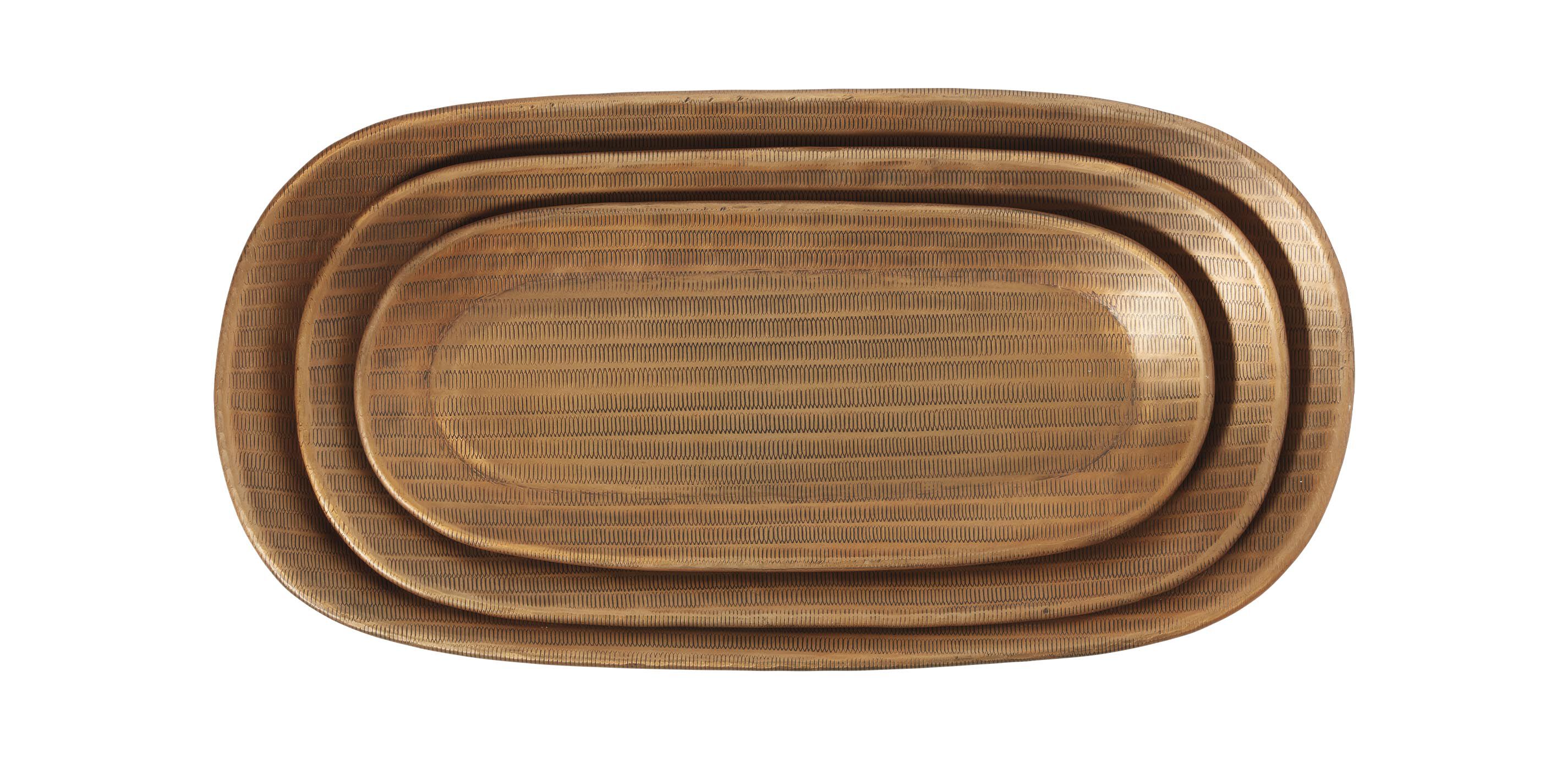 Lina Metal Oval Nesting Trays, Set of 3_3