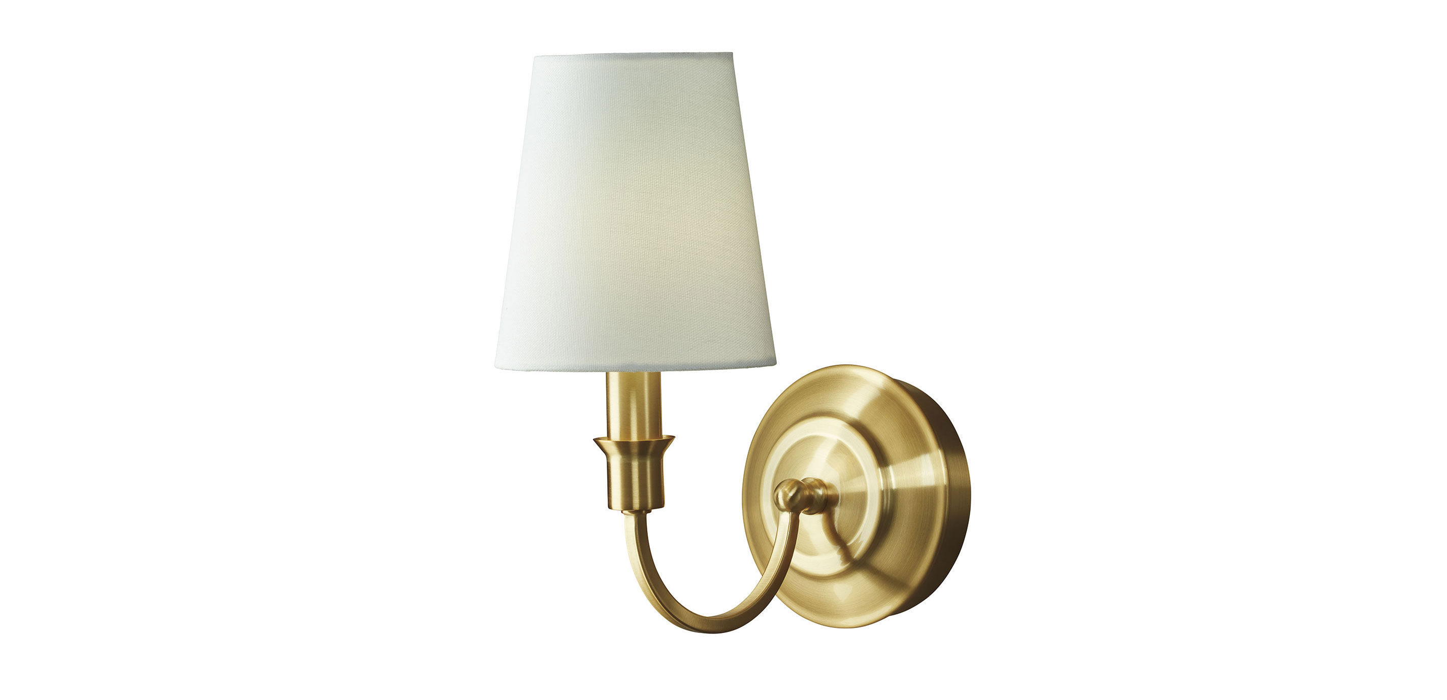 Traditional brass wall shop sconces