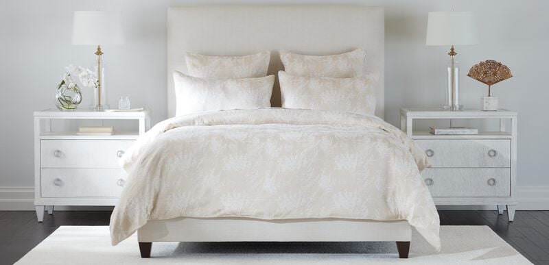 Woven Jacquard Abstract Duvet Cover and Shams Set by Ethan Allen
